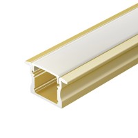 Встраиваемый профиль для лент золотой ARH-LINE-2315-F-2000 ANOD GOLD