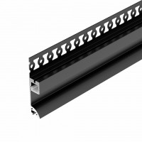 Профиль-плинтус под отделку PLINTUS-FANTOM-L-2000 BLACK