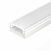 Профиль для лент белый 2000x17x8мм LINE-1708-2000 WHITE