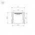 Профиль для лент черный LINE-1715-2000 ANOD BLACK