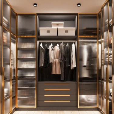 Профиль-штанга для подсветки мебели и гардеробных WARDROBE-1930-2000 ANOD