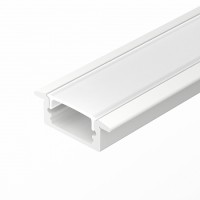 Встраиваемый профиль для лент белый LINE-2308-F-2000 WHITE