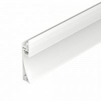 Профиль-плинтус с накладным фланцем белый PLINTUS-H58-F-2000 WHITE