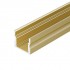 Профиль для лент золотой ARH-LINE-1715-2000 ANOD GOLD