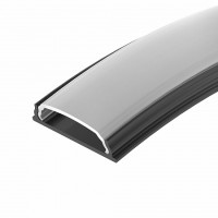 Гибкий профиль для лент черный ARH-BENT-W18-2000 ANOD BLACK Гибкий профиль для лент черный ARH-BENT-W18-2000 ANOD BLACK