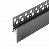 Профиль черный под отделку PLINTUS-FANTOM-H20-2000 BLACK