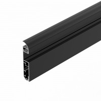 Профиль-плинтус с кабель-каналом PLINTUS-H80-2000 BLACK