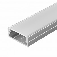 Профиль с экраном 2000x23.5x10мм ARH-WIDE-H10-2000 ANOD+OPAL