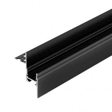 Профиль со скрытым фланцем черный СEIL-S14-SHADOW-T-2000 BLACK Профиль со скрытым фланцем черный СEIL-S14-SHADOW-T-2000 BLACK