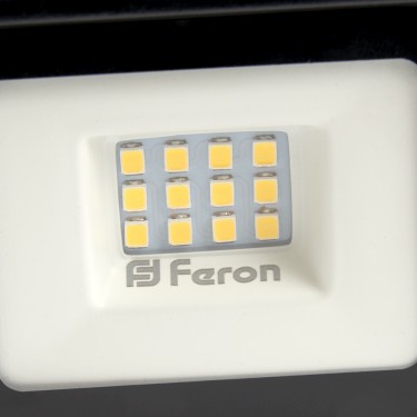 Светодиодный прожектор 10W 4000 черный Feron LL-918 29490