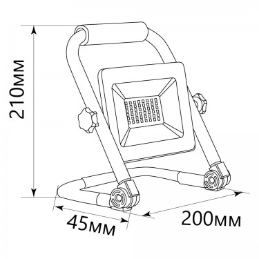 Прожектор переносной 70W 6400K Feron LL-515 41545