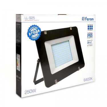 Светодиодный прожектор 250W 6400K Feron LL-925 29500