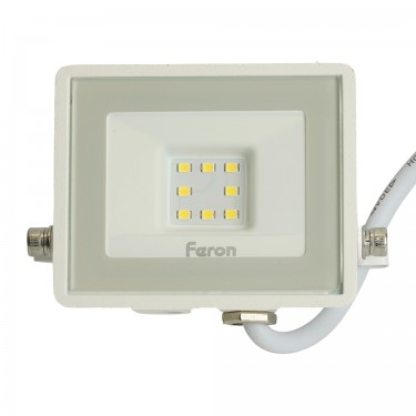 Светодиодный прожектор 10W 6400K белый Feron LL-918 29491