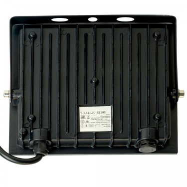 Светодиодный прожектор 100W 6500K черный SAFFIT SFL51-100 51195