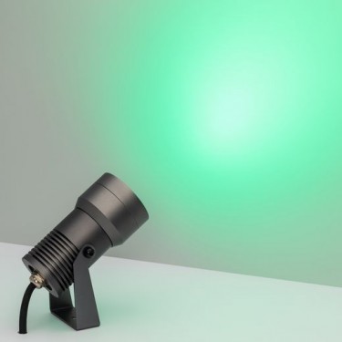 Уличный прожектор KT-RAY-COLOR-R61-12W RGB-Warm3000 (DG, 36 deg, 12V)