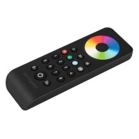 Кнопочный RGBW радиопульт SMART-R43-RGBW Black (8 зон, 2.4G)