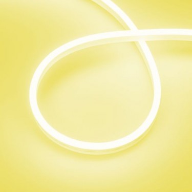 Гибкий неон AURORA-PS-A120-12x6mm 24V Yellow (10 W/m, IP65, 2835, 5m)