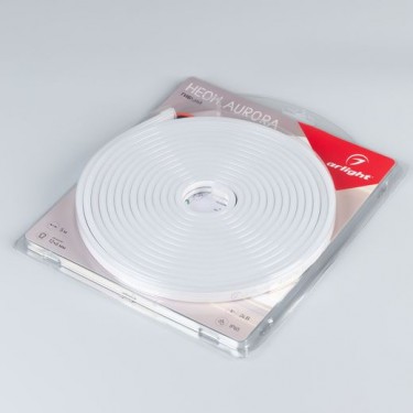 Гибкий неон AURORA-PS-A120-12x6mm 24V White6000 (10 W/m, IP65, 2835, 5m)