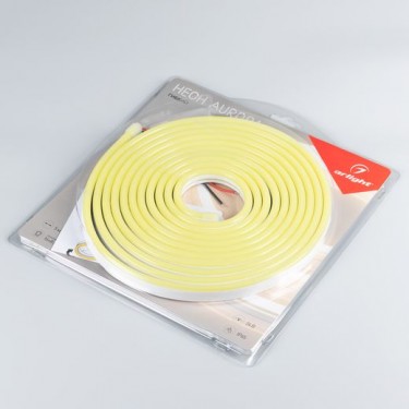 Гибкий неон AURORA-PS-A120-16x8mm 24V Lemon (10 W/m, IP65, 2835, 5m)