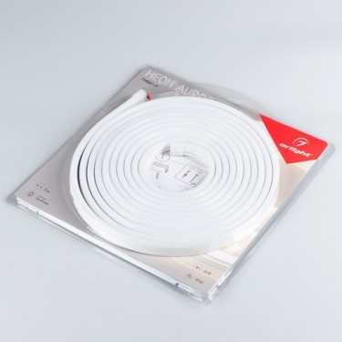 Гибкий неон желтый AURORA-PS-A120-16x8mm 24V Yellow (10 W/m, IP65, 2835, 5m)