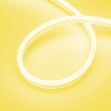 Гибкий неон желтый AURORA-PS-A120-16x8mm 24V Yellow (10 W/m, IP65, 2835, 5m)