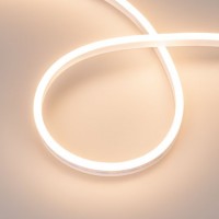 Гибкий неон AURORA-PS-A120-12x6mm 24V Warm3000 (10 W/m, IP65, 2835, 5m)