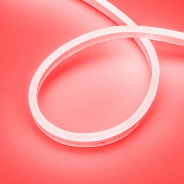 Гибкий неон красный AURORA-PS-A120-16x8mm 24V Red (10 W/m, IP65, 2835, 5m)