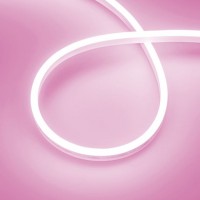 Гибкий неон розовый AURORA-PS-A120-12x6mm 24V Pink (10 W/m, IP65, 2835, 5m)
