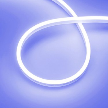 Гибкий неон AURORA-PS-A120-12x6mm 24V Blue (10 W/m, IP65, 2835, 5m)