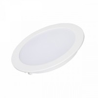 Тонкая круглая светодиодная панель DL-BL145-12W Warm White