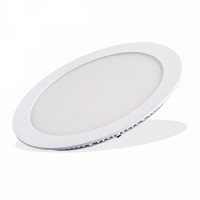 Тонкая круглая светодиодная панель DL-192M-18W Warm White