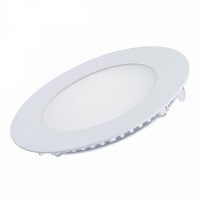 Тонкая круглая светодиодная панель DL-120M-9W Warm White
