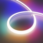 Гибкий неон DMX MOONLIGHT-TOP-B84-16x15mm 24V RGB-PX7 360deg (18 W/m, IP67, 5m, wire x2)