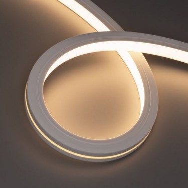Гибкий неон MOONLIGHT-TOP-X280-20x20mm 24V Warm3000 (10 W/m, IP67, 15m, wire x1)