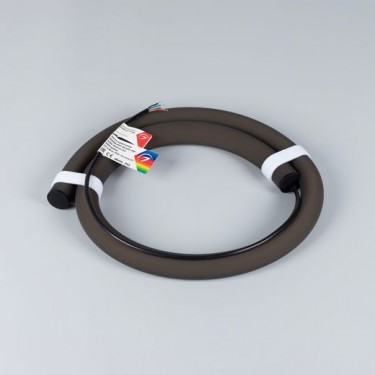 Гибкий неон MOONLIGHT-BLACK-TOP-G280-D25mm 24V RGB 360deg