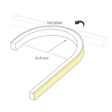 Гибкий неон SPI STARDUST-TOP-B60-30x20mm 12V RGB (12 W/m, IP65, 5m, wire x1