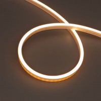 Гибкий неон WAVE-SIDE-PU-A120-06x12mm 24V Warm2700 (8 W/m, IP68, 5m, wire x2)