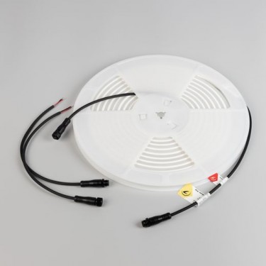 Гибкий неон WAVE-TOP-PU-A144-10x10mm 24V Warm3000 (5 W/m, IP68, 5m, wire x2)
