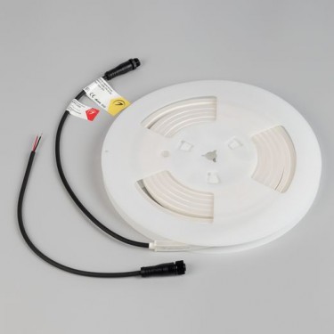 Гибкий неон WAVE-SIDE-PU-A120-06x12mm 24V Warm3000 (8 W/m, IP68, 3m, wire x1)