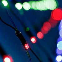 Светодиодная сеть ARD-NETLIGHT-CLASSIC-2500x2500-BLACK-432LED RGB (230V, 26W)