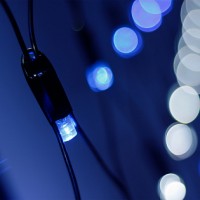Светодиодная гирлянда Сеть ARD-NETLIGHT-CLASSIC-2500x2500-BLACK-432LED White/Blue (230V, 26W)