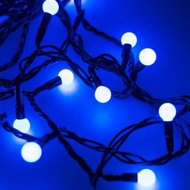 ARD-BALL-CLASSIC-D13-10000-BLACK-100LED BLUE