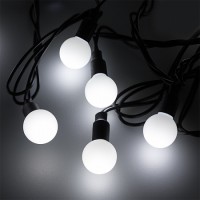 Светодиодные шарики ARD-BALL-CLASSIC-D23-20000-BLACK-160LED WHITE (230V, 7W)