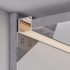 Встраиваемый профиль для лент 2000x46.2x40мм FANTOM-W20-H20-EDGE-2000 ANOD
