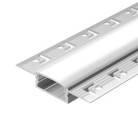 Встраиваемый профиль для ГКЛ 2000x46.2x40мм FANTOM-W20-H10-3000 ANOD