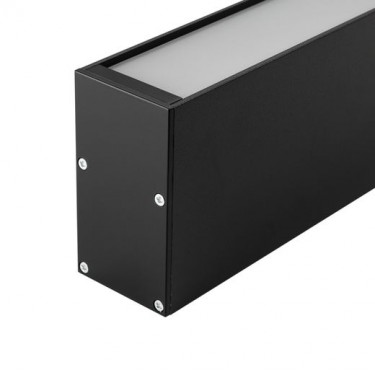 Профиль с экраном 2500x36х67мм SL-LINE-3667-2500 BLACK+OPAL