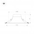 Светильник MS-BLIZZARD-BUILT-R115-10W Day4000 (WH, 100 deg, 230V)