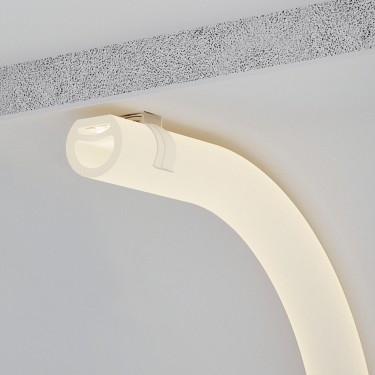 Силиконовый профиль WPH-FLEX-D20-TOP-S10-50m WHITE