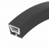 Силиконовый профиль WPH-FLEX-1616-TOP-S11-5m FULL BLACK
