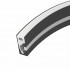 Силиконовый профиль 5000×6×16мм WPH-FLEX-0616-SIDE-S9-5m BLACK